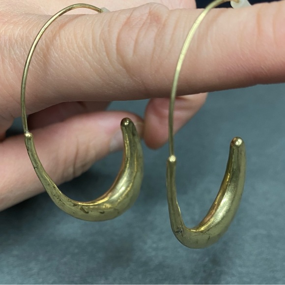 Dangle Crescent Earrings - Picture 6 of 6